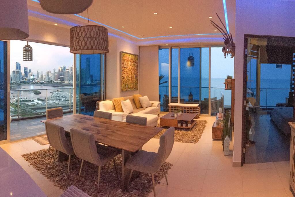 Open living room