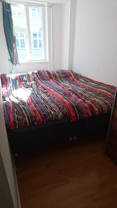 King size bed in master bedroom