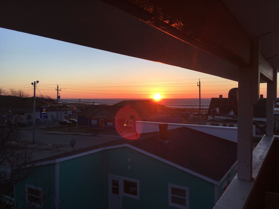 Sunset from the veranda