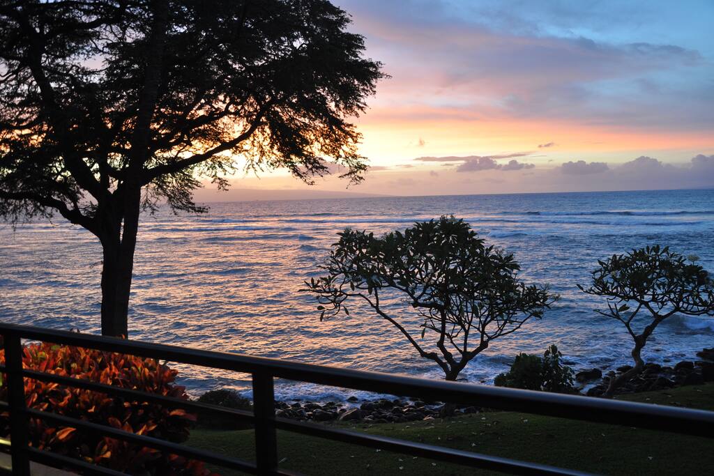 Sunset from the lanai