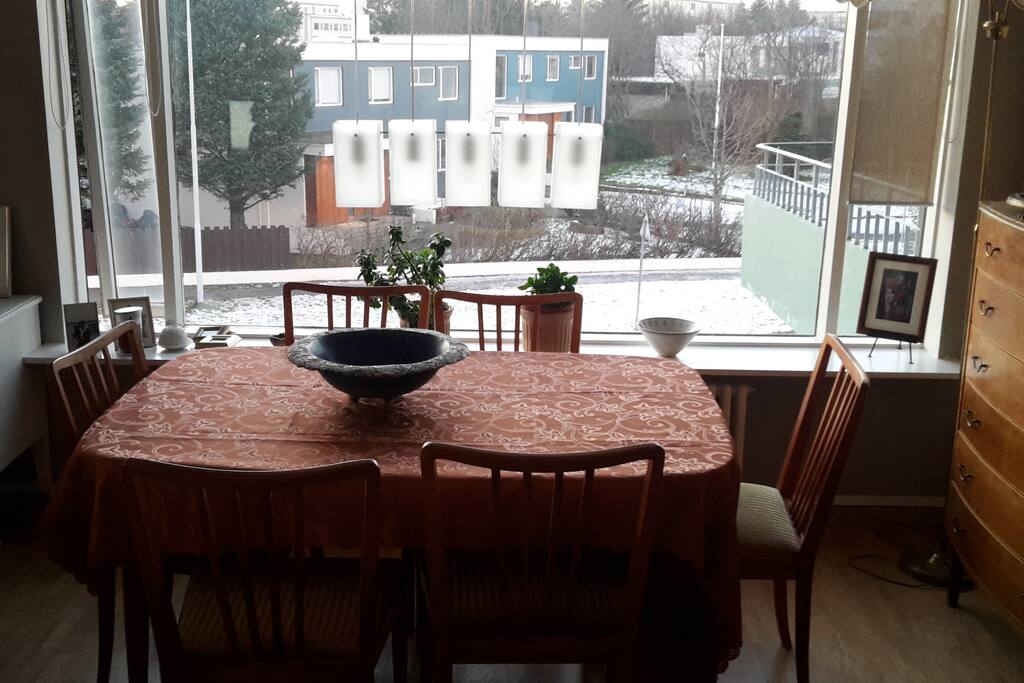 Living room dining table