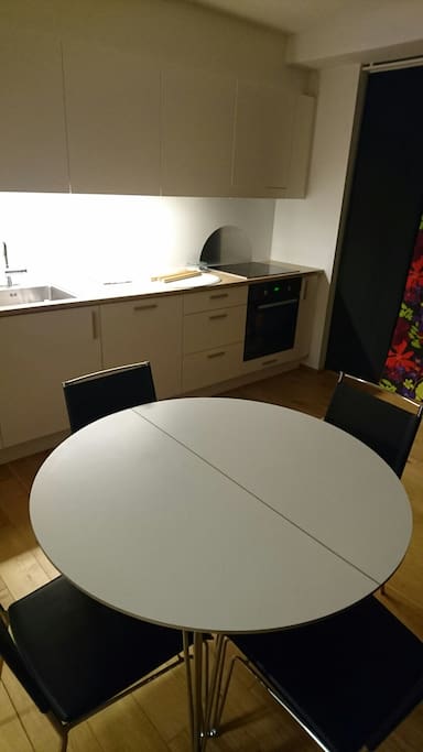 Kitchen and livingroom