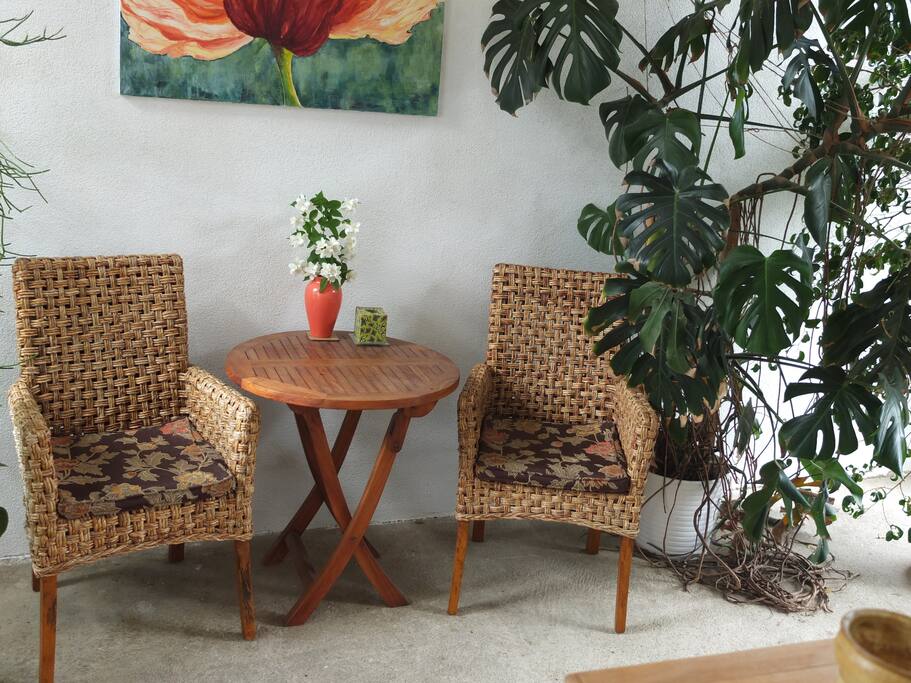 Winter garden in the house