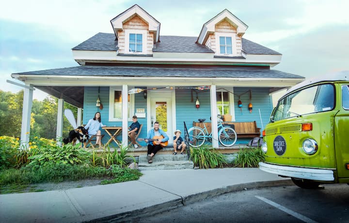 The Blue House - Chalets for Rent in Chelsea, Quebec, Canada - Airbnb