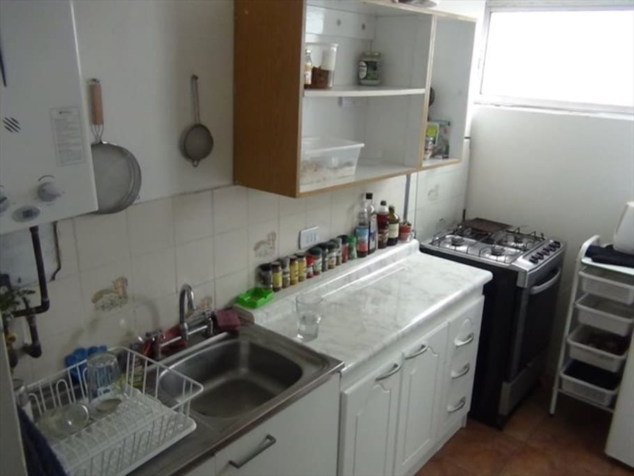 You can prepare your dishes here.