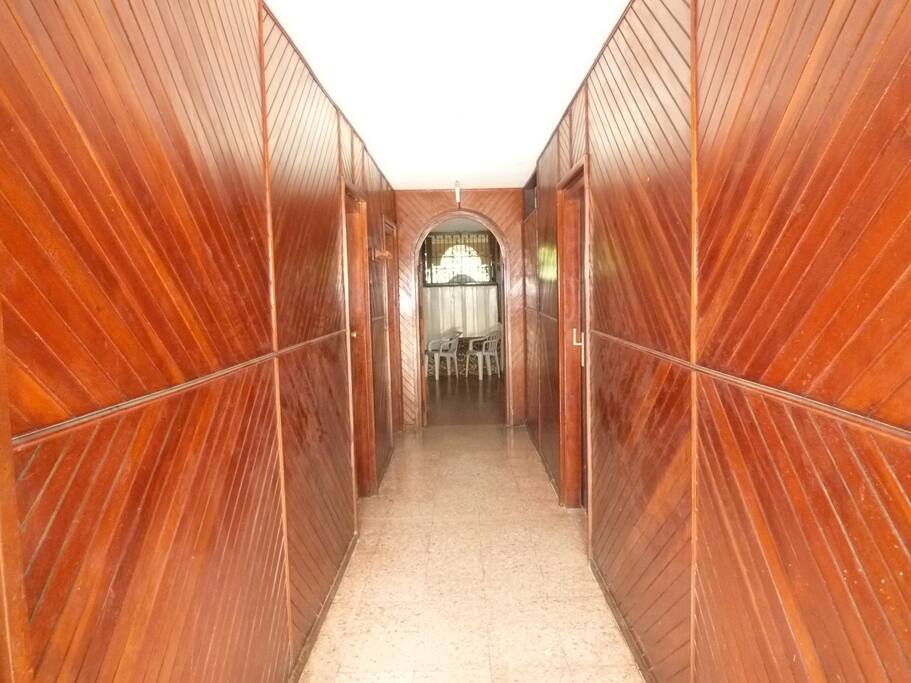 couloir desservant les chambres