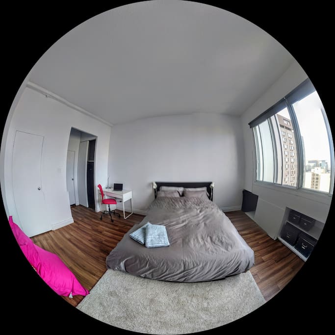 Very Large Master Bedroom With Walking Closet and Private Bathroom