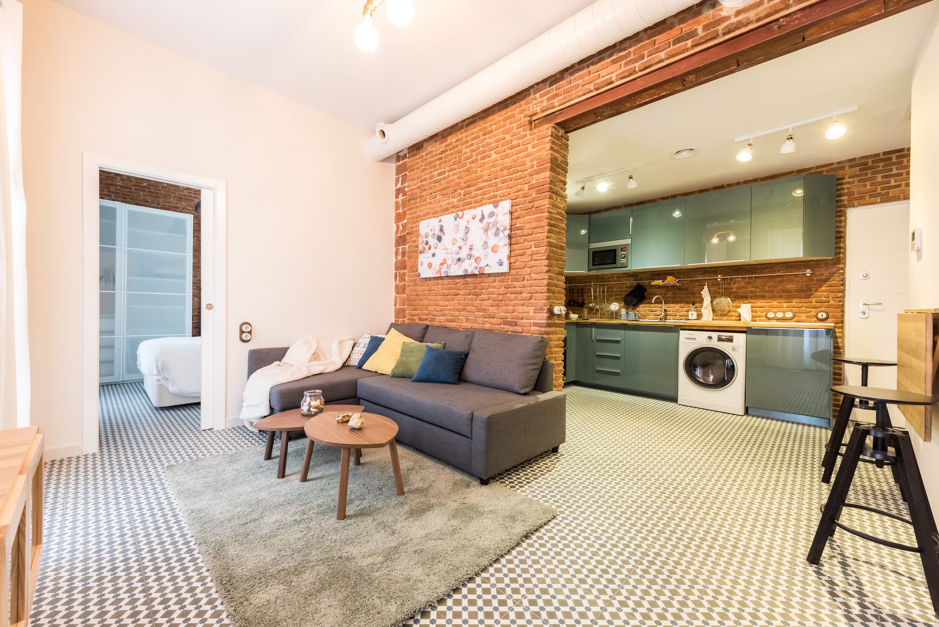 MODERN INDUSTRIAL style apartment (sanitized)