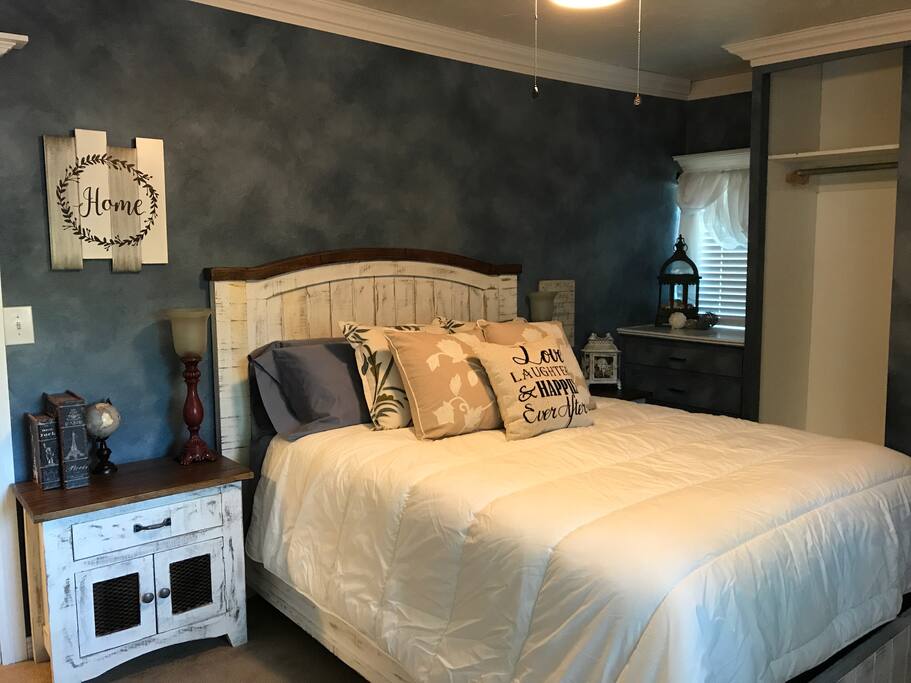 Comfortable queen-size bed