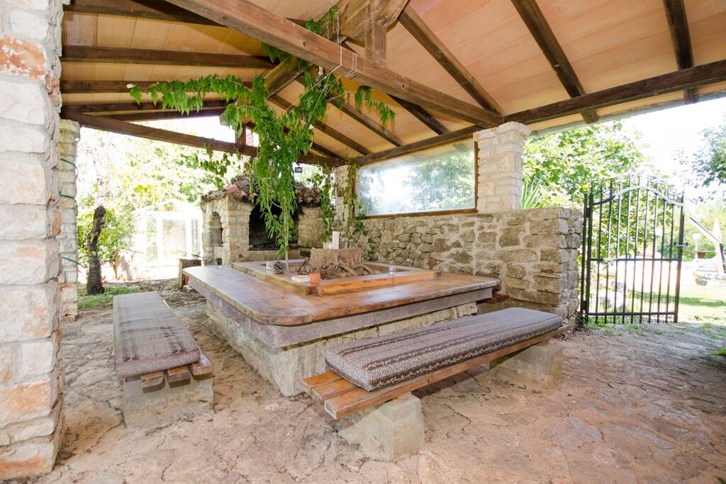 Grill area