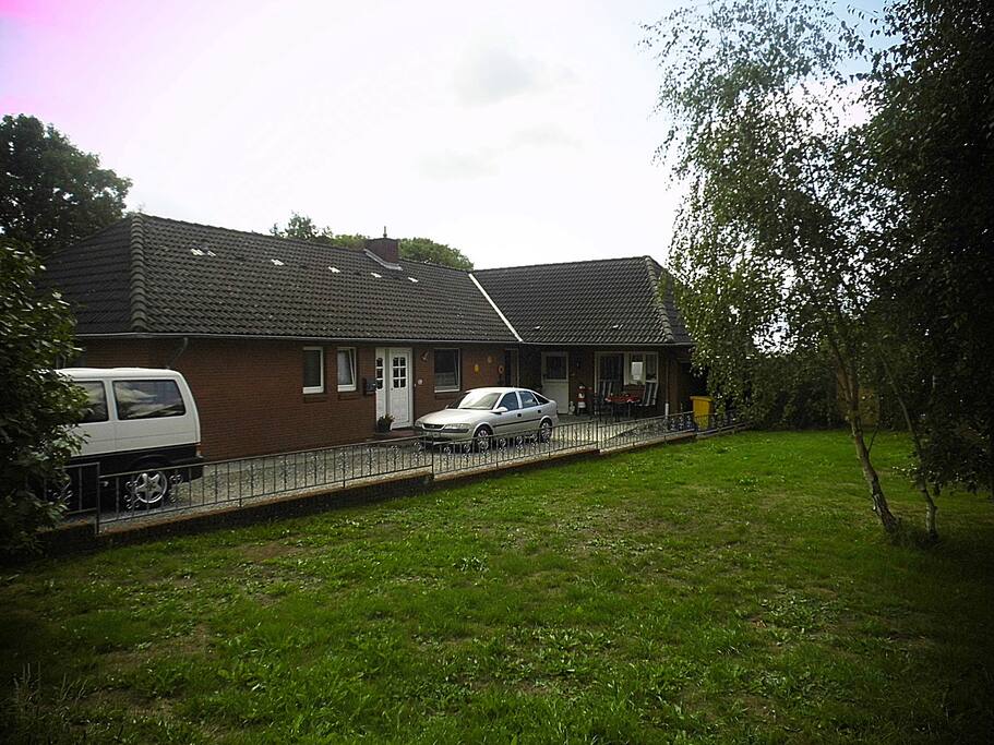 Sicht zur Ferienwohnung
