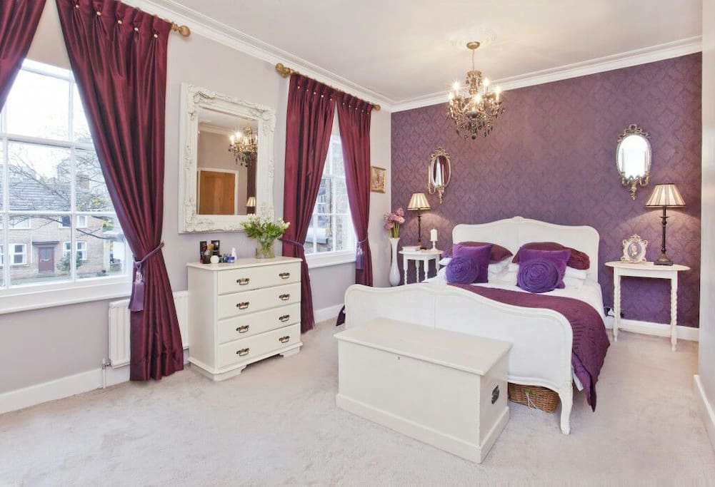 Master bedroom with king bed