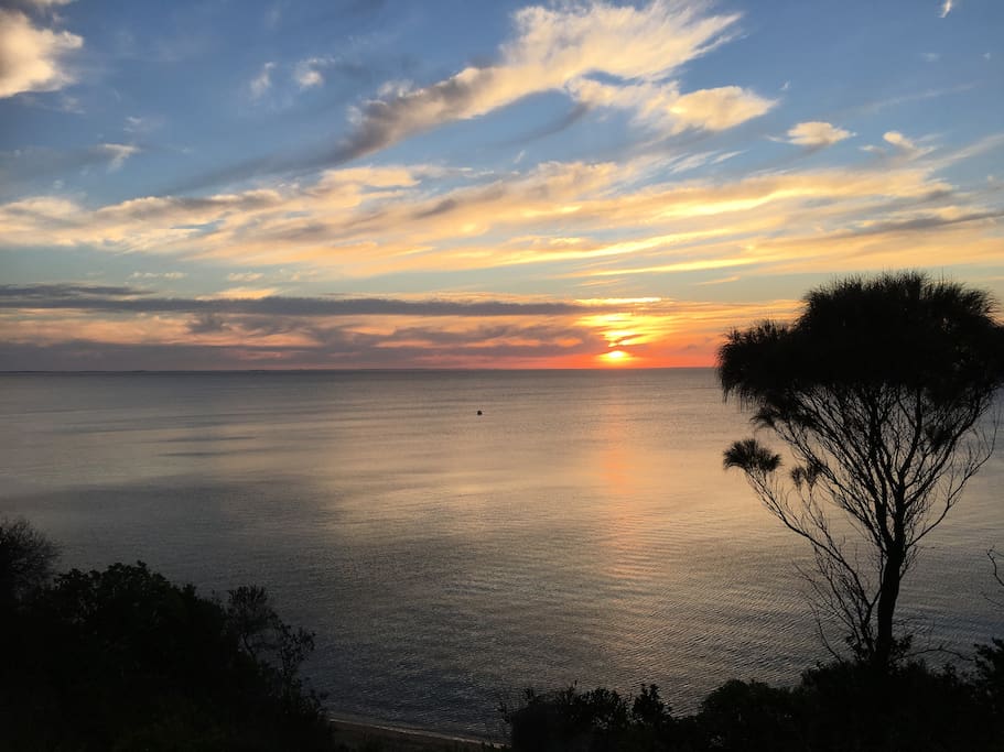 Sunset at Birdrock beach
