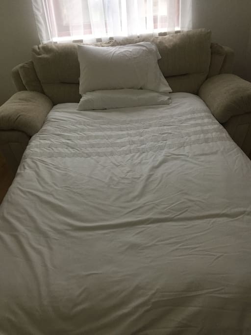 Sofa bed small double.
