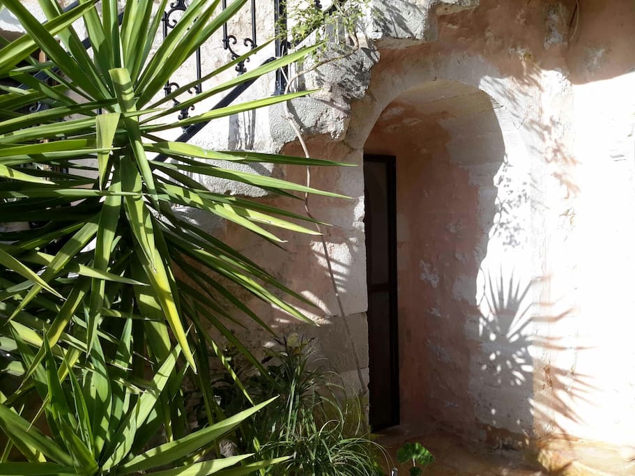 Donkey house entrance