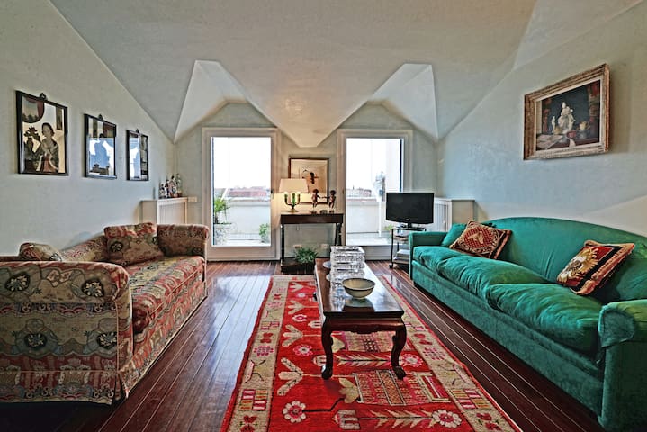 Palladio terrace: elegant with spectacular view