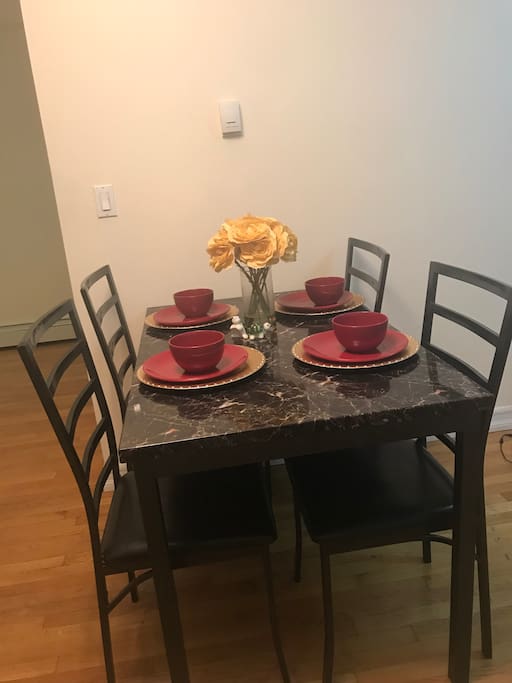 Enjoy your meals here