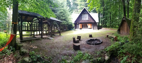 Slovak cottage in the Carpathians near Bratislava