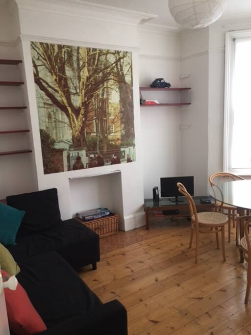 Living Room with Television