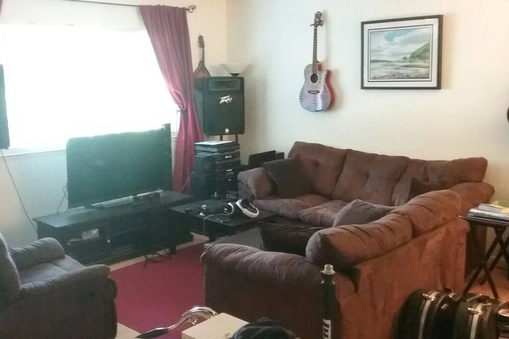 Family room. Guests are welcome to use this space