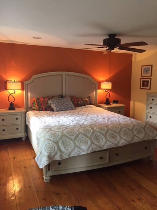Master bedroom with King