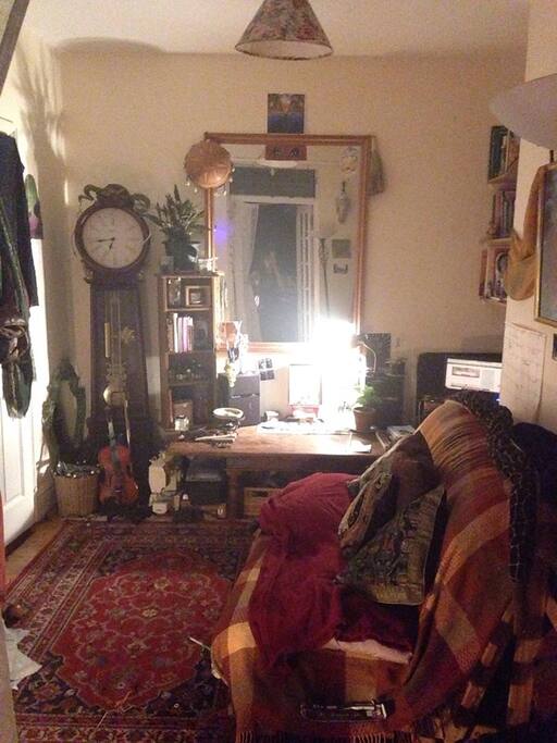 The cosy bedroom you will be staying in.