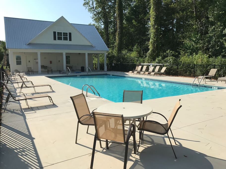 The pool is regularly serviced by the HOA and is less than an 100-yard walk from the home.