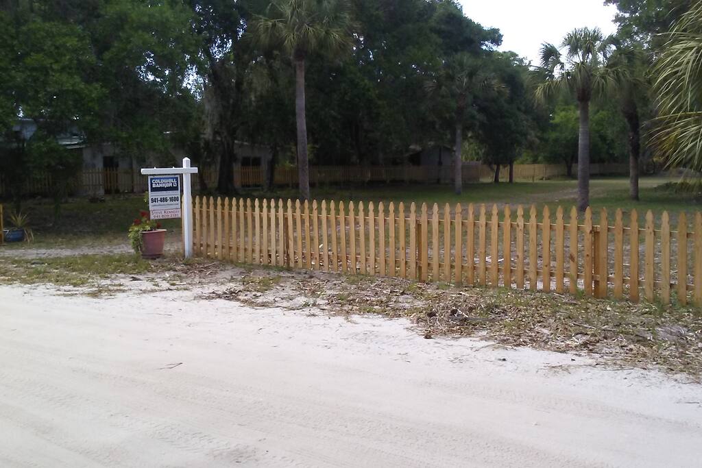 You will be driving down Seahorse lane and turn left "before" the Acre For Sale sign