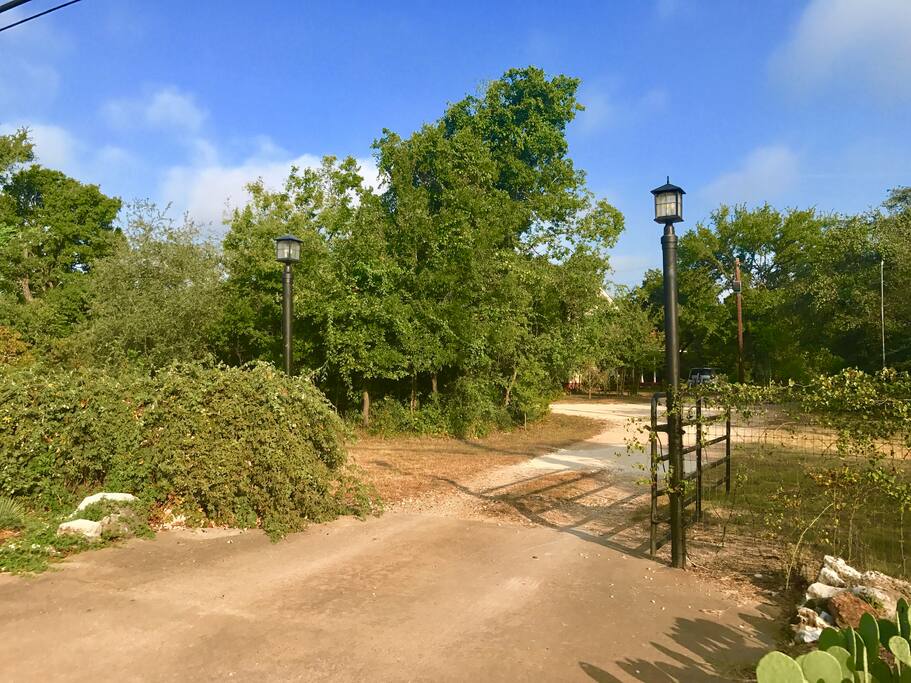 Welcome! Entrance into property