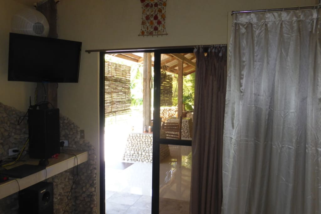 32" LCD TV in each room with Chromecast and Media Server access
