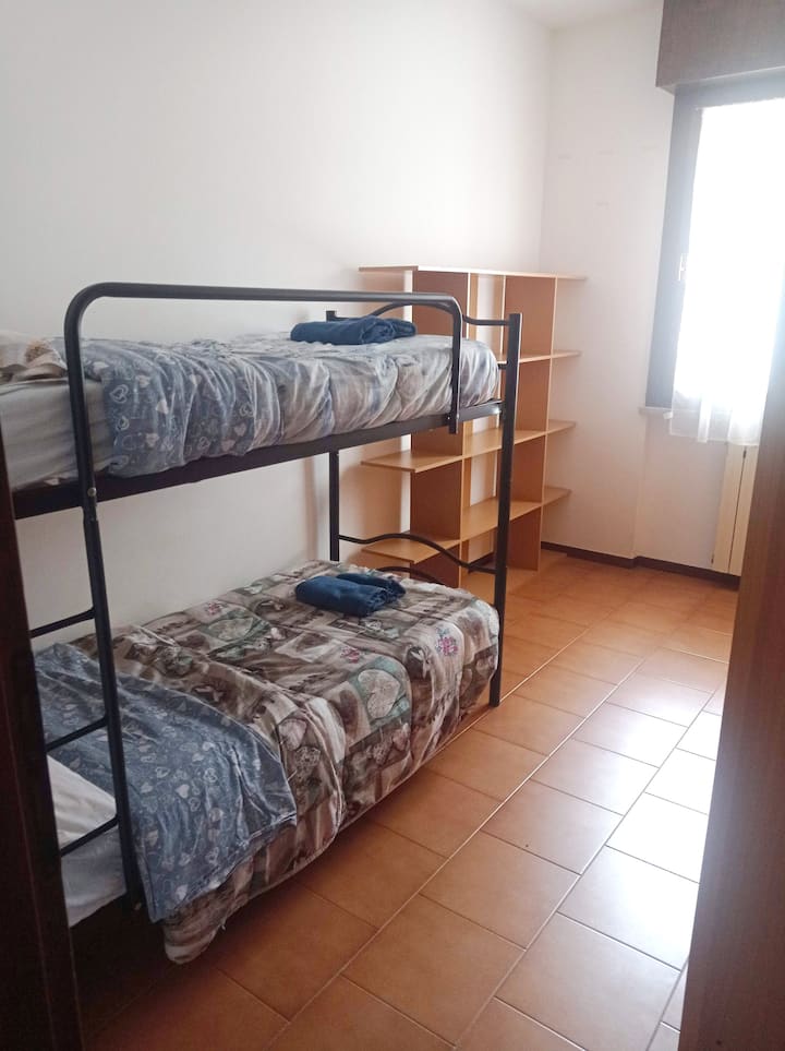 3 (third) bedroom with bunk bed 