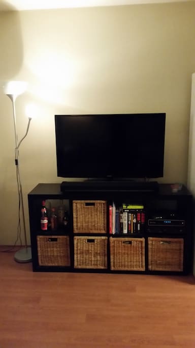 TV and Sonos music playbar can be used.