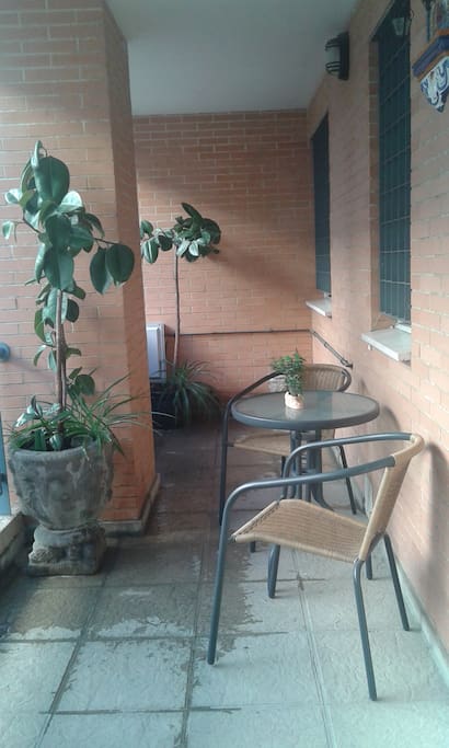 terraza jardín