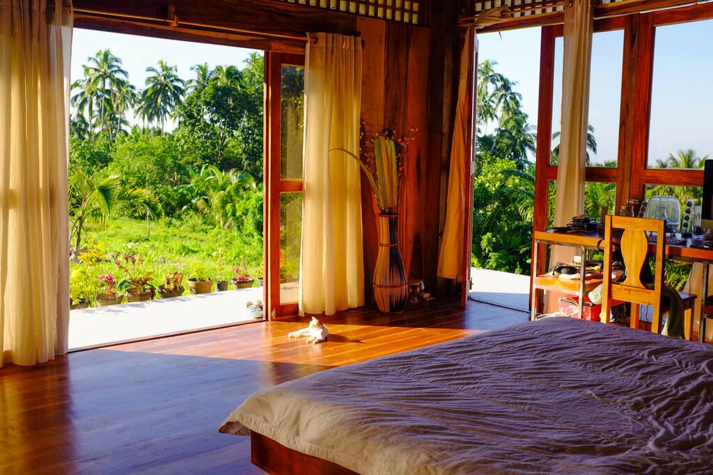 Camiguin Volcano Houses Panoramic Master Bedroom Cottages for Rent