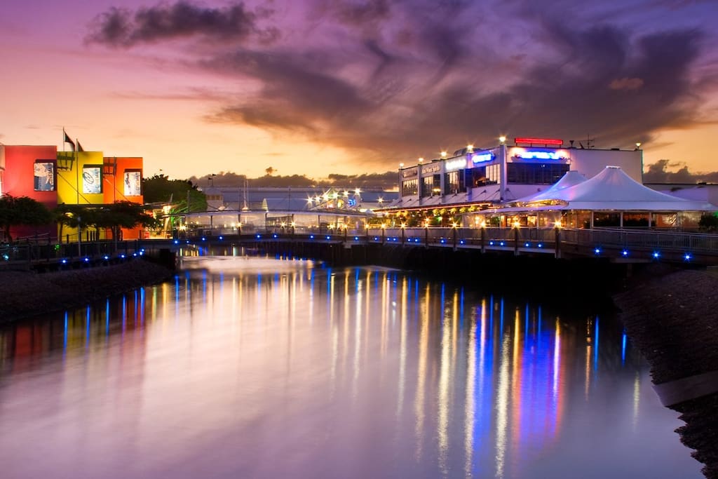 Sunshine Plaza at night - just across the Resort (1 min walk :))