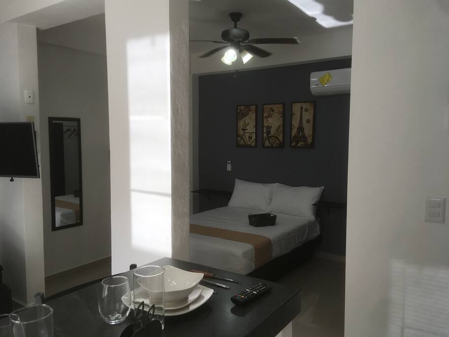 Entrance to room