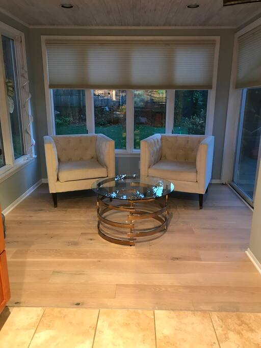 Sunroom off of Kitchen