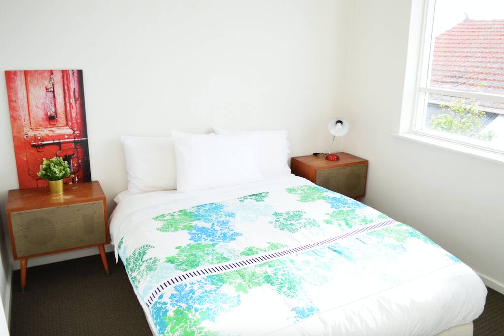 Light, sunny and beautiful bedroom