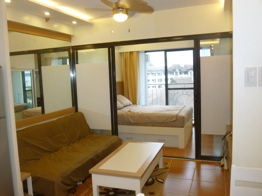 Living room & bed room