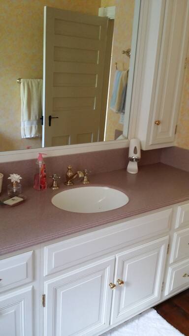 Shared hall bathroom.