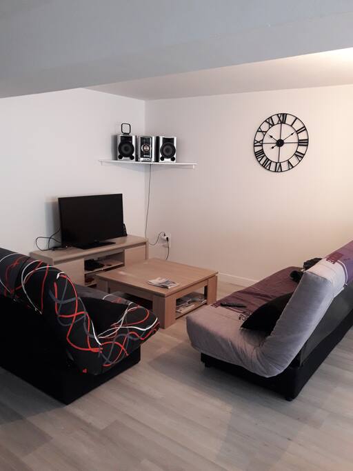 Salon avec 2 clic-clac