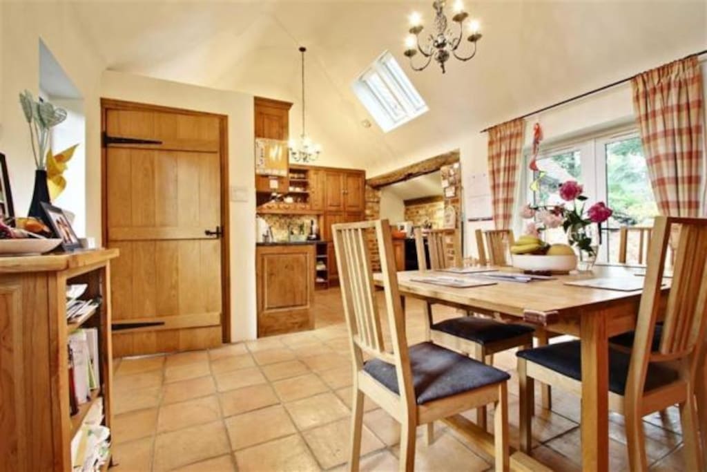 Rustic Kitchen with Aga