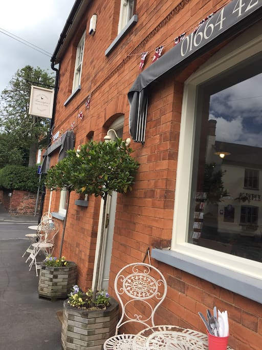 The village deli and tearoom below
