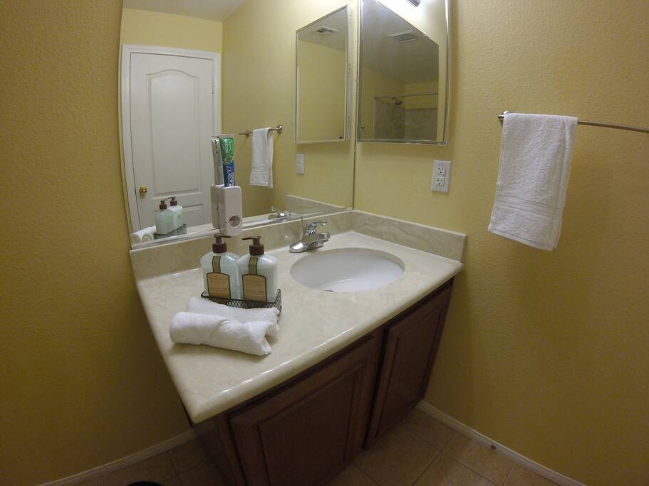 clean towels provided