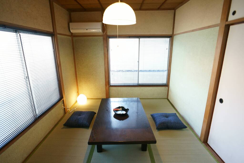 Traditional tatami room.