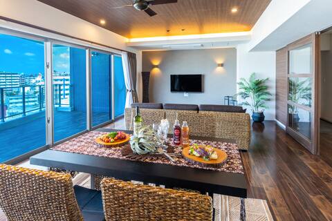 Most suitable for families on the 7th floor!12 3LDK!Stay in your own house in Okinawa.Lizaisen Hotel