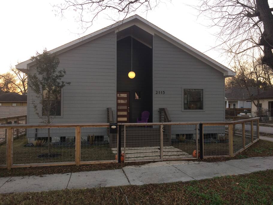 Front of the house!