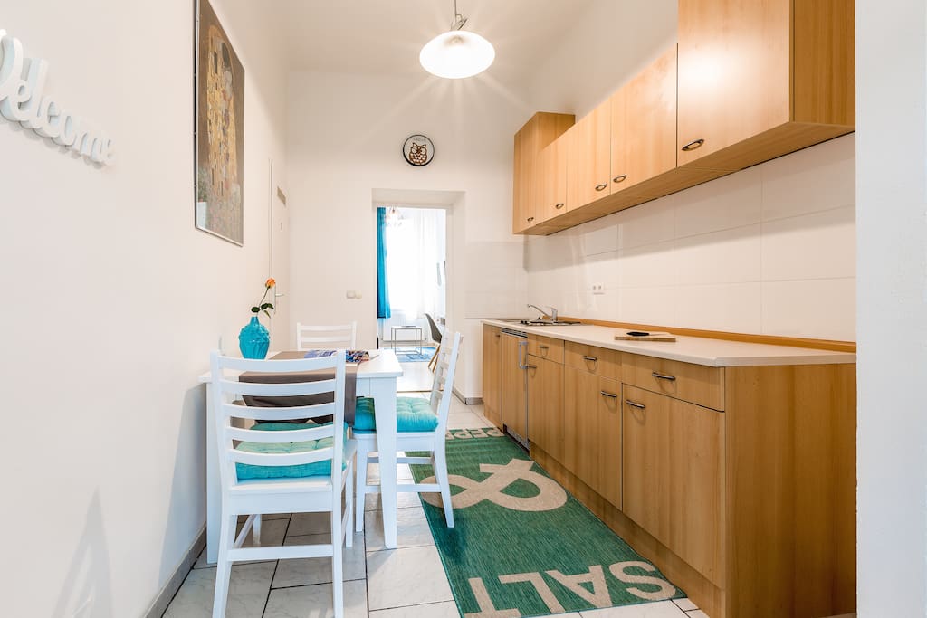 Kitchen and dining room