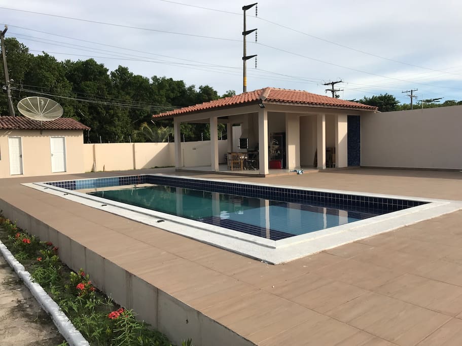 Piscina, churrasqueira e Freezer