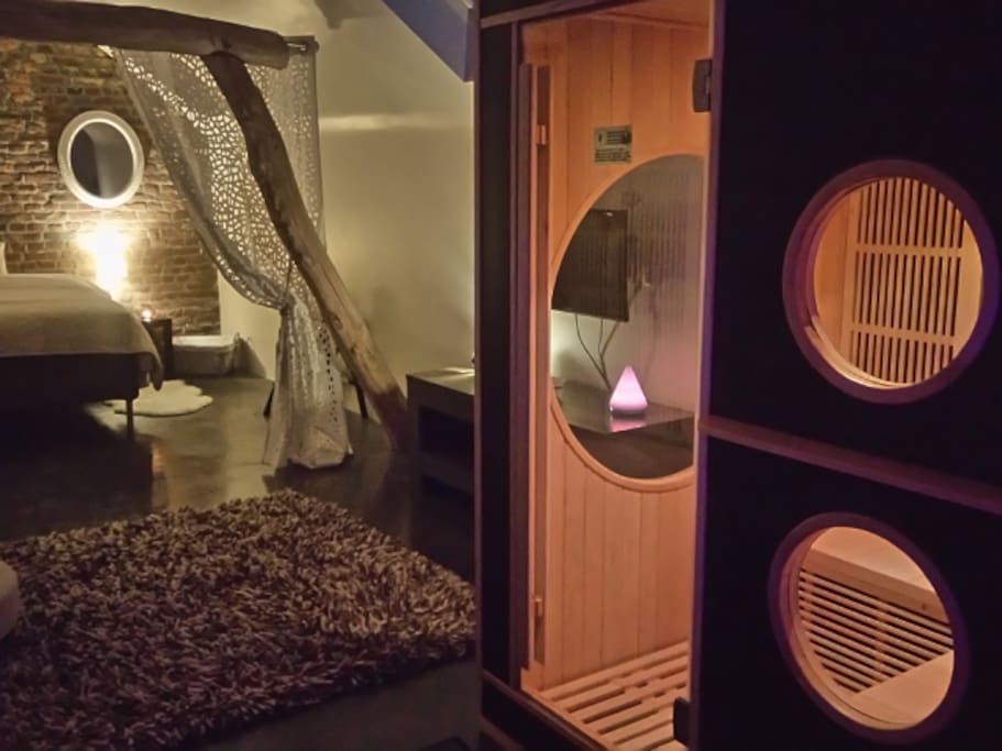 1er étage lumières tamisées/Sauna